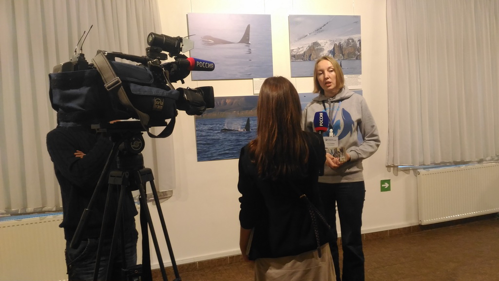 Photo show opening in the Museum of the World Ocean in Kaliningrad