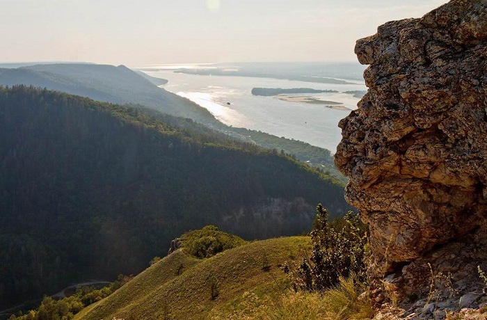 View over Zhigulevskiye mountains. Photo by Zhigulevsky Nature Reserve