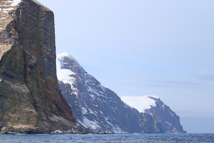 The southern part of Bering Island is mountainous. Photo by Eugene Mamaev